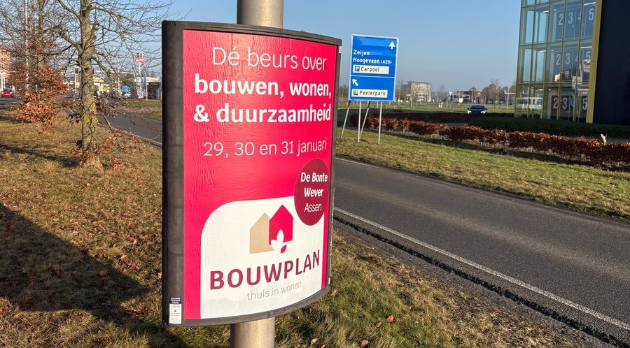 Buitenreclame in Assen